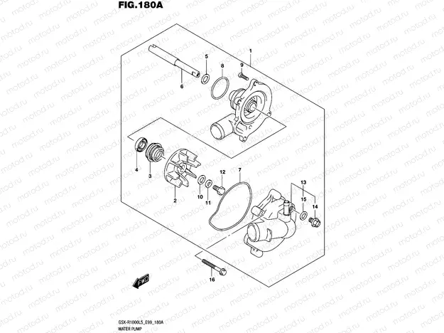 180A - WATER PUMP