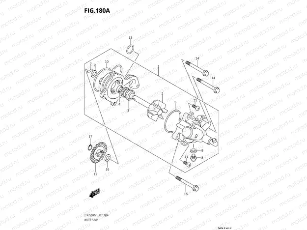 180A - WATER PUMP