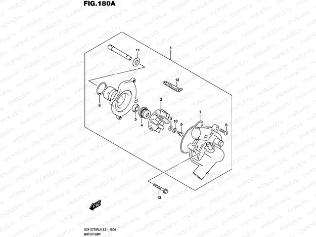 180A - WATER PUMP