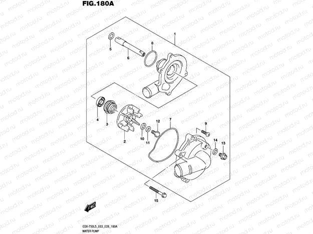 180A - WATER PUMP