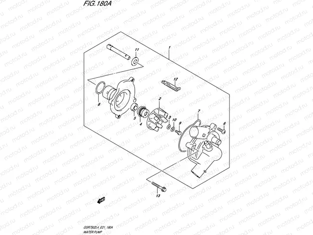 180A - WATER PUMP