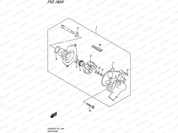 180A - WATER PUMP
