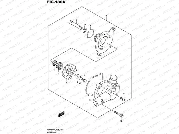 180A - WATER PUMP