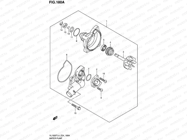 180A - WATER PUMP