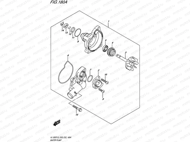 180A - WATER PUMP