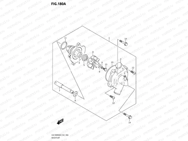 180A - WATER PUMP