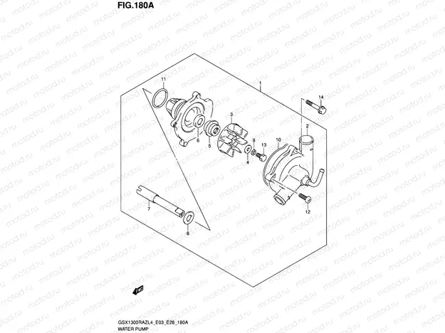 180A - WATER PUMP