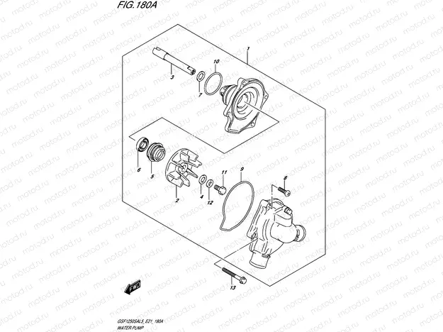 180A - WATER PUMP