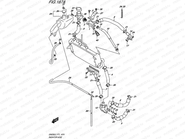 187A - RADIATOR HOSE