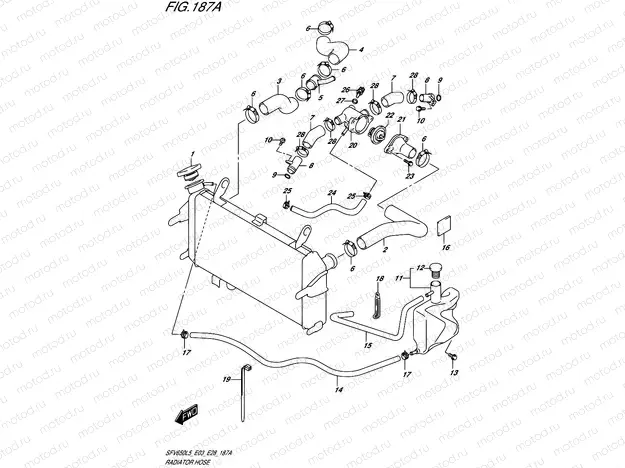 187A - RADIATOR HOSE