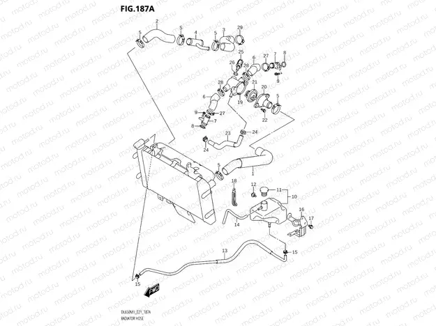 187A - RADIATOR HOSE