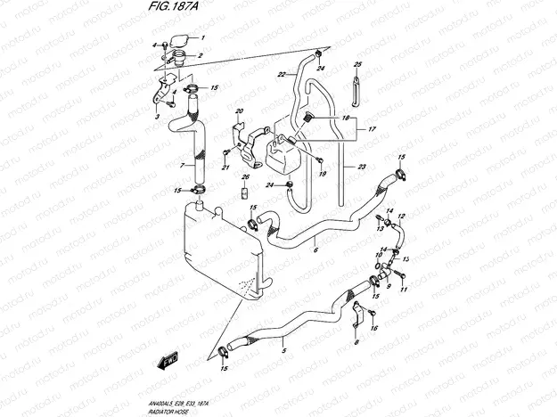 187A - RADIATOR HOSE