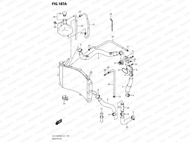 187A - RADIATOR HOSE