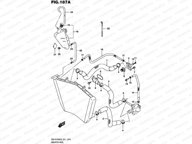 187A - RADIATOR HOSE