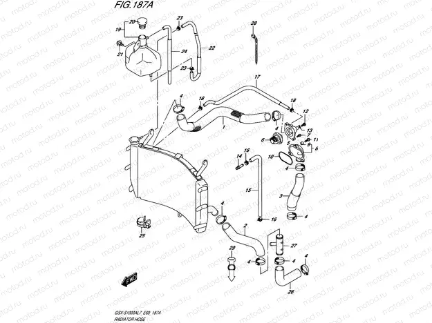 187A - RADIATOR HOSE