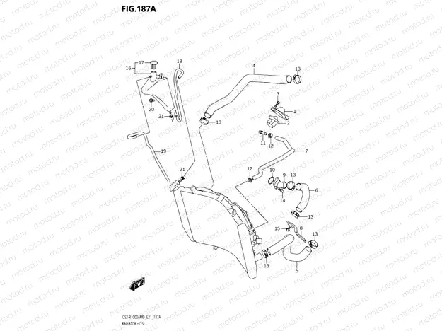 187A - RADIATOR HOSE