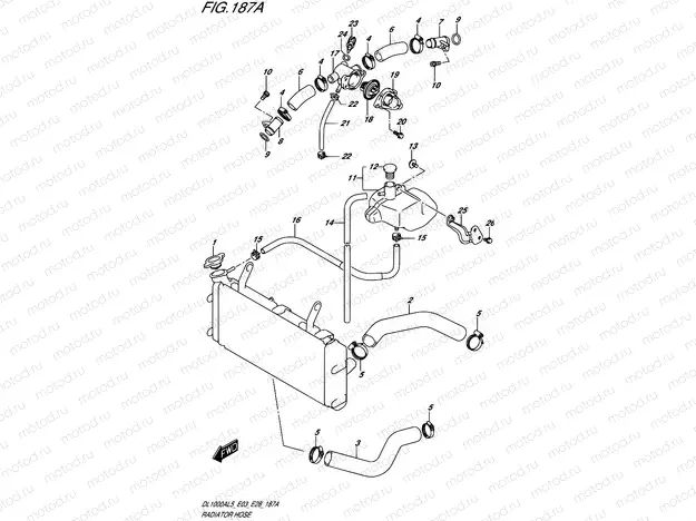 187A - RADIATOR HOSE
