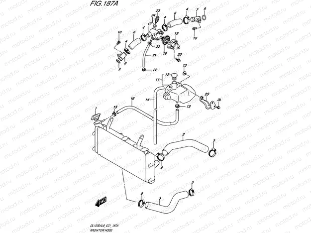 187A - RADIATOR HOSE
