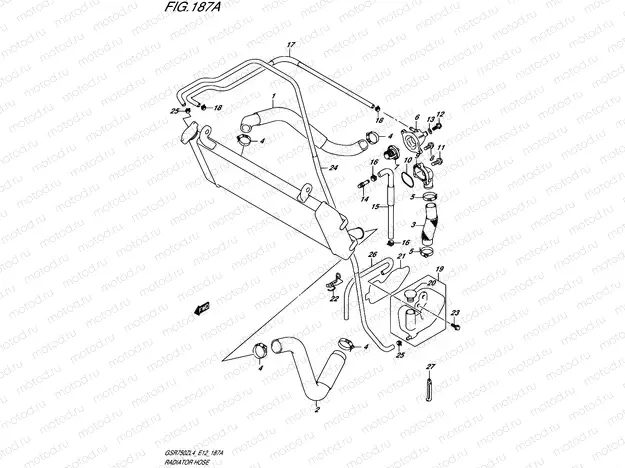 187A - RADIATOR HOSE