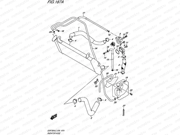 187A - RADIATOR HOSE