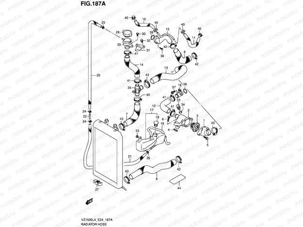 187A - RADIATOR HOSE