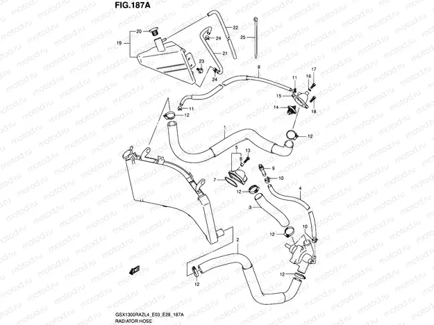 187A - RADIATOR HOSE