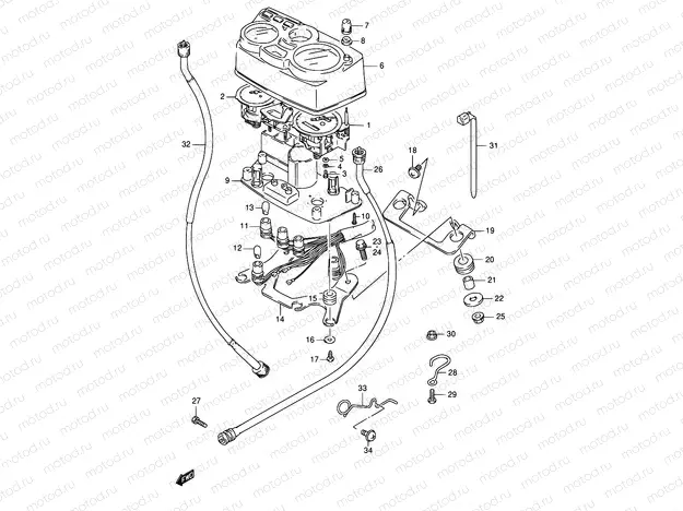 18B - SPEEDOMETER (MODEL R P09)