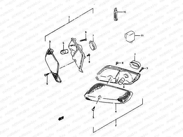19 - FRONT TURN SIGNAL LAMP
