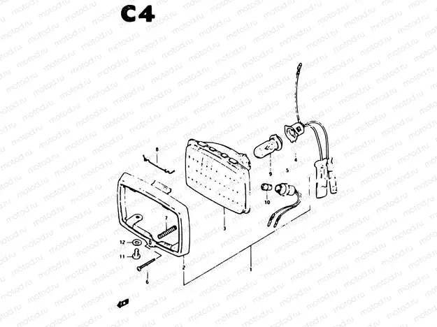 19 - HEADLAMP (CS50Z, CS50D)