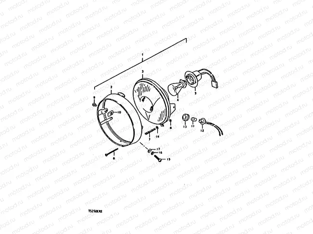 19 - HEADLAMP (E02)