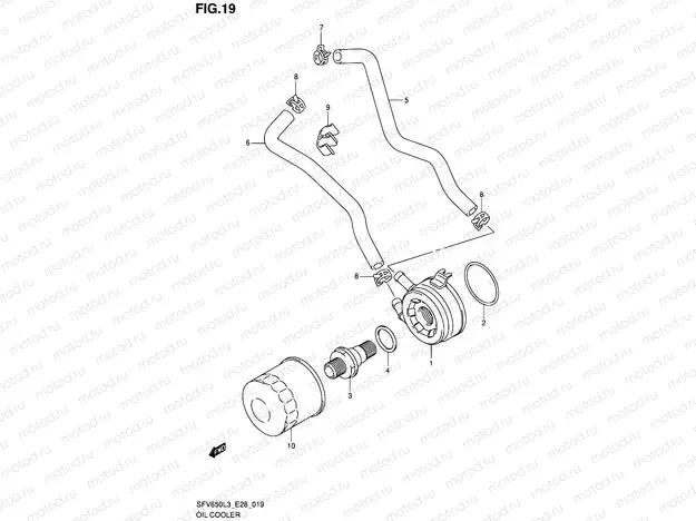 19 - OIL COOLER