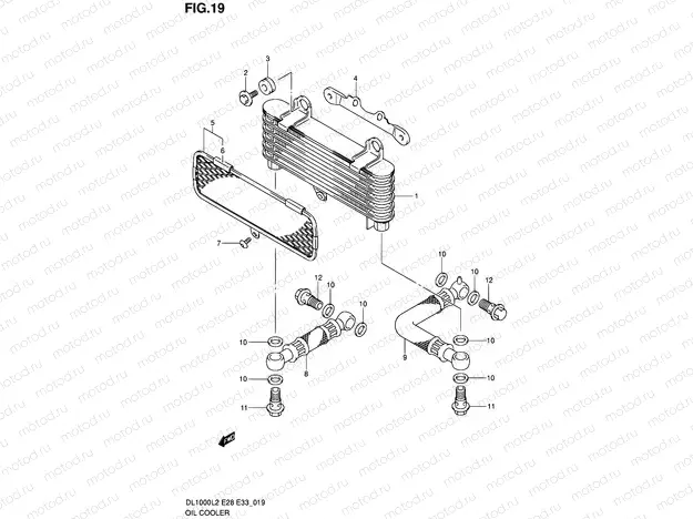 19 - OIL COOLER