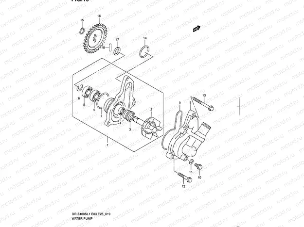 19 - WATER PUMP