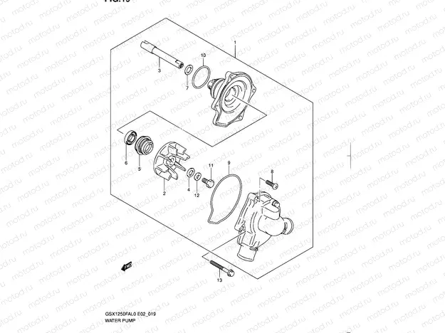 19 - WATER PUMP