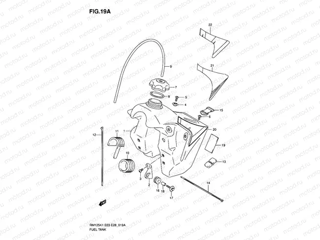 19A - FUEL TANK (MODEL K4/K5/K6)