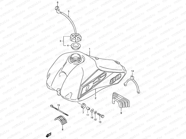 19A - FUEL TANK (MODEL Y)