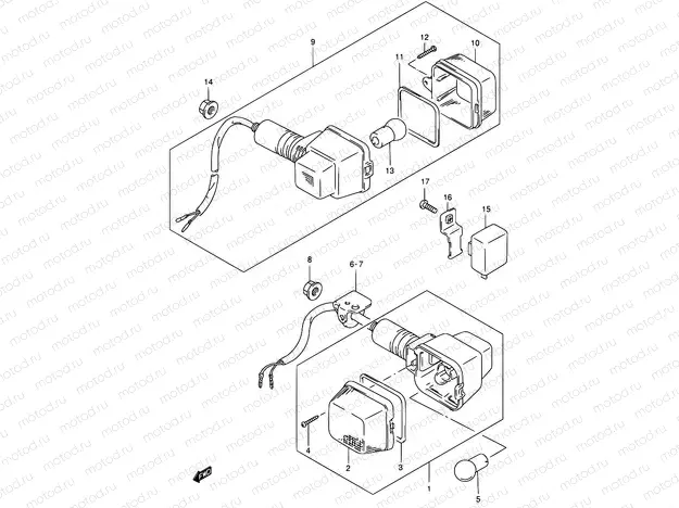 19B - TURN SIGNAL LAMP (P09)