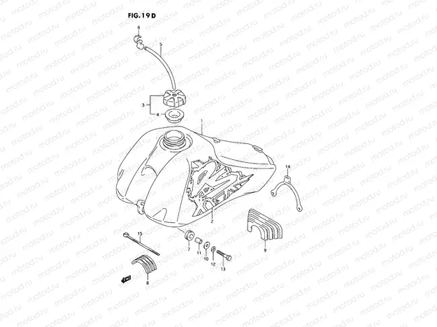 19D - FUEL TANK (MODEL R/S)