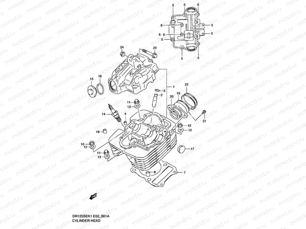 1A - CYLINDER HEAD