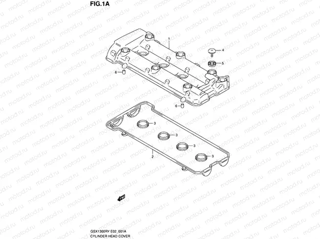 1A - CYLINDER HEAD COVER