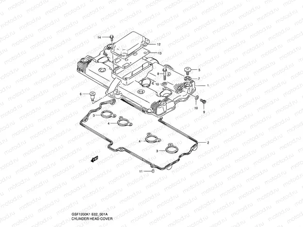 1A - CYLINDER HEAD COVER