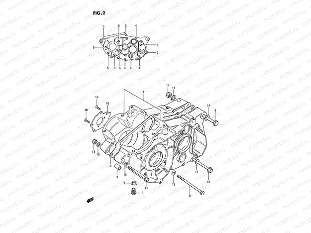2 - CRANKCASE