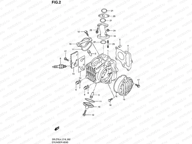 2 - CYLINDER HEAD