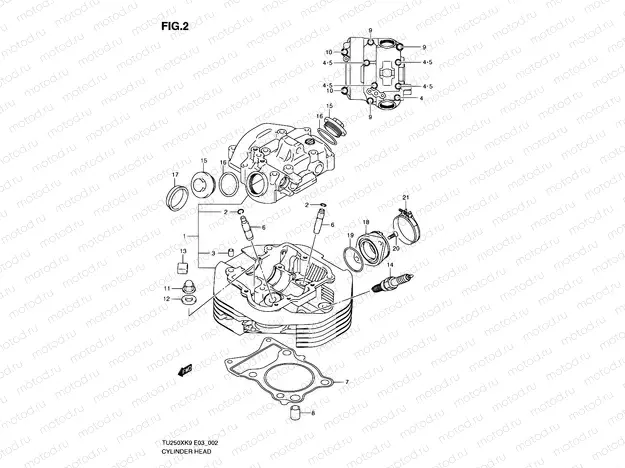 2 - CYLINDER HEAD