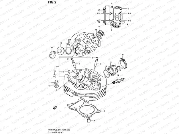 2 - CYLINDER HEAD
