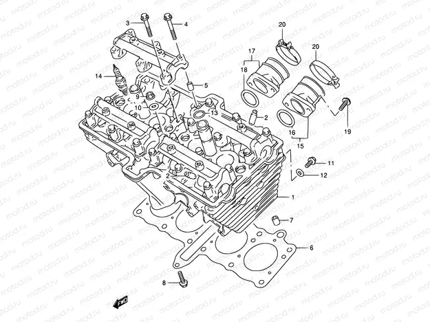 2 - CYLINDER HEAD
