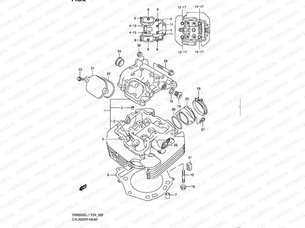 2 - CYLINDER HEAD