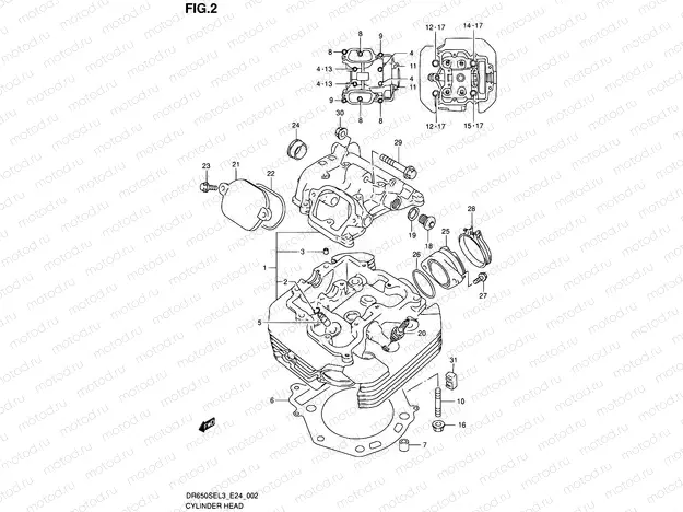 2 - CYLINDER HEAD