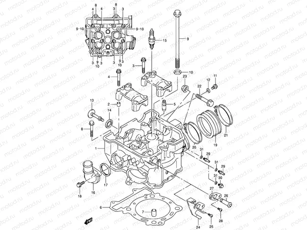 2 - CYLINDER HEAD