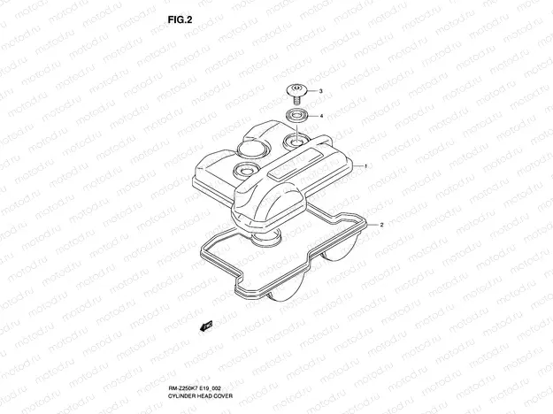 2 - CYLINDER HEAD COVER